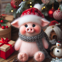santa claus with gifts, santa claus and gifts, santa claus and christmas tree, snowman and christmas tree, christmas decoration with snowman