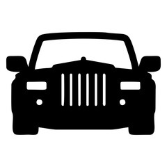 Car Sedan front black