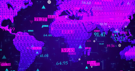 Obraz premium Futuristic digital element background.Technology digital data transfer for business workflow,data exchange,decentralized systems, and digital communication.Futuristic data network background
