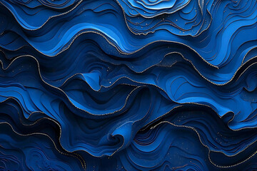 ฺBlue abstract wallpaper mockup