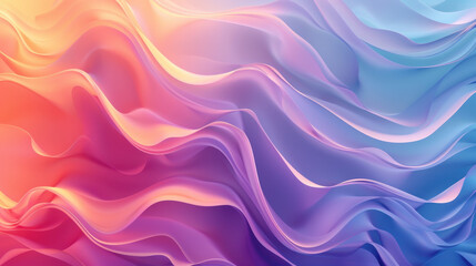 Obraz premium Abstract gradient flowing waves of color
