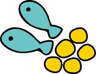 성경 오병이어 일러스트