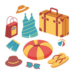Summer vacation essentials collection