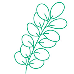 여름 초록 식물 라인드로잉 손그림2