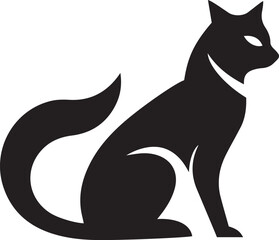 Editable clean and Retro Halloween cat vector or sticker. Cartoon comic groovy characters vector. Unique vector illustration of halloween cat, vector icon illustration