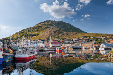 Honningsvag is a small town located in the municipality of Nordkapp, in the Finnmark region of northern Norway.