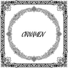 set of decorative frames