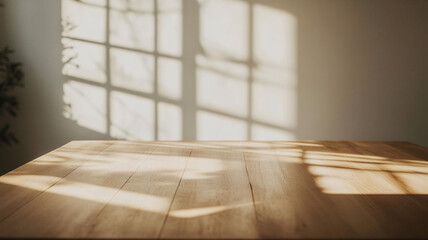 落ち着きある木目テクスチャと光の陰影