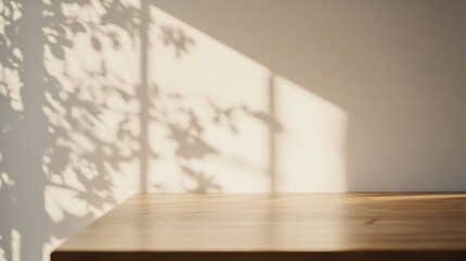 落ち着きある木目テクスチャと光の陰影