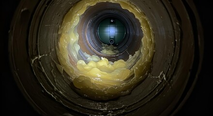 Sewer Fatberg Blockage in Pipe