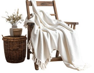 laundry basket with towels