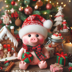 santa claus with gifts, santa claus and gifts, santa claus and christmas tree, snowman and christmas tree, christmas decoration with snowman, 