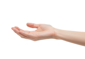 A human hand reaching out against a plain background, symbolizing openness and invitation