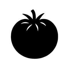 tomato vector illustration.
tomato on a black background.