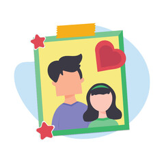 Dad photoshoot Vector illustration which can easily modify or edit