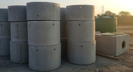 Concrete Well Rings Construction Materials