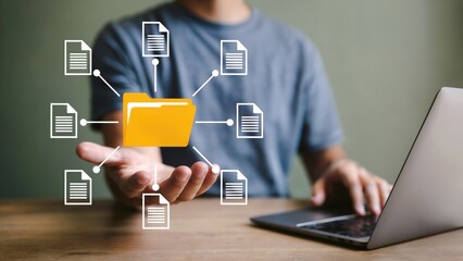 Organize your digital world effortlessly with intuitive file management and data flow visualization