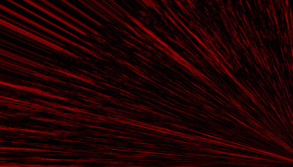 Dynamic red abstract burst background with radial lines and dark grunge texture