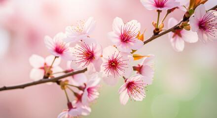 Obraz premium Japanese cherry blossoms in spring