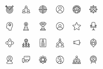 A premium, corporate-themed pack showing strategic recruitment actions — ideal for consulting firms, HR branding, or pitch decks