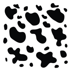 Irregular blob shape vector illustration set EPS 10