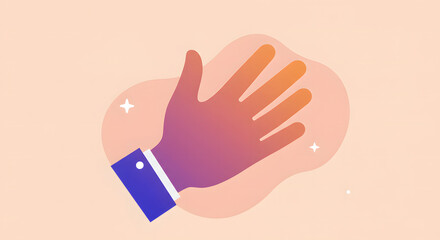 Obraz premium Diverse hands reaching toward the center, forming an inclusive circle, isolated on white.