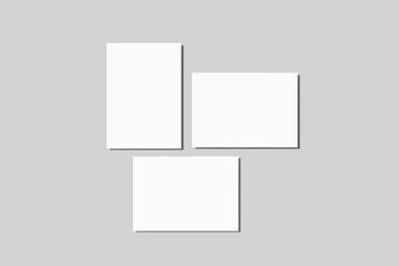 Fototapeta premium A4 Flyer Blank Mockup