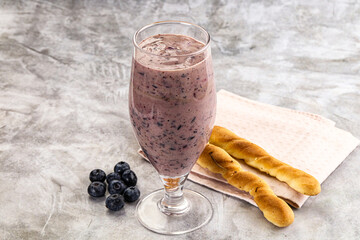 Blueberry milkshake sweet dessert drink