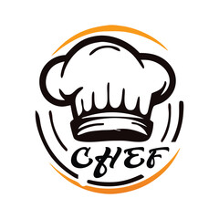 Chef, hotel, restaurant logo