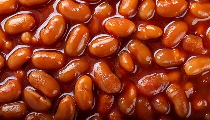baked beans food AI generated