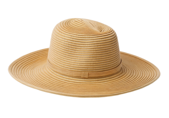 Stylish wide brim straw sun hat perfect for summer beach and garden outdoor activities