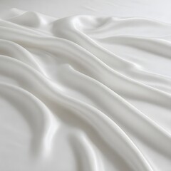 Obraz premium white satin fabric background 