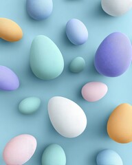 Vibrant group of children enjoying a colourful ornament hunt party invitation with detailed border and coloured eggs in a bright environment