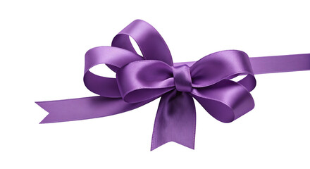 Elegant purple ribbon bow design perfect for gift wrapping and decorative purposes in all occasions