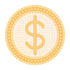 Obraz premium Moeda coin money dollar currency yellow rich 