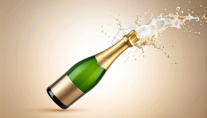 Champagne Bottle Celebration Sparkling Cheers