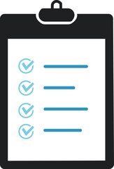Obraz premium Checkbox and Check Icon