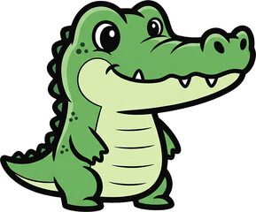 Fototapeta premium Cute Alligator