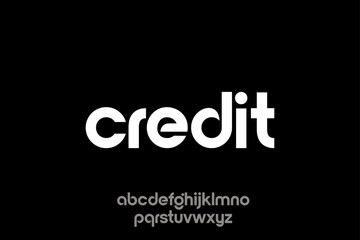 Modern Font Concept for Design Purposes
