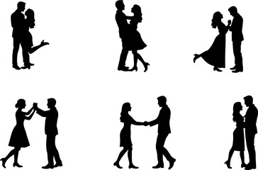 Elegant Female Silhouette Profile Bundle