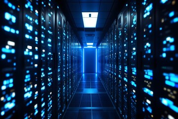 Data Center Servers Network Technology in a Modern Internet Hub
