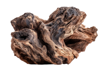 Driftwood Sculpture Abstract Textured Wood Art Piece Nature s Elegance Raw Material Fine Art Black