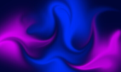 Abstract Fluid Smoke Background – Blue and Magenta Neon Flow Texture
