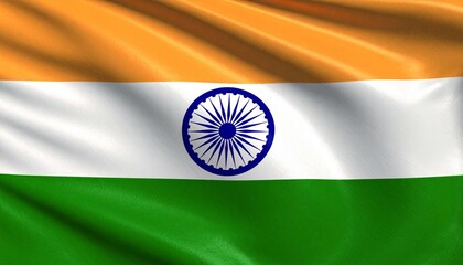 This photo shows the national flag of India, known as the Tiranga (Tricolor).,flag of india