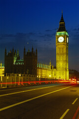 Obraz premium Big Ben, Great Bell, Great Clock of Westminster, clock tower, London, England, UK, United Kingdom, Europe