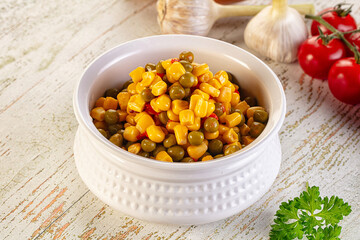 Mexican vegetable mix - corn, pepper and peas