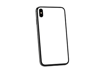 Blank smartphone case with a sleek design, isolated on a white background, ideal for product display