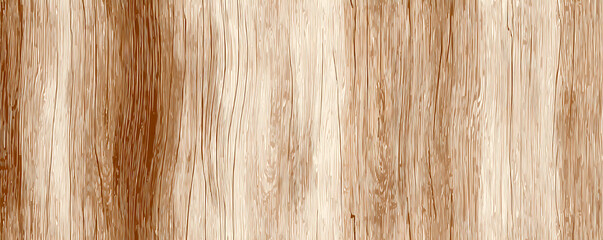 Naklejka premium Natural Brown Wood Grain Texture for Backgrounds