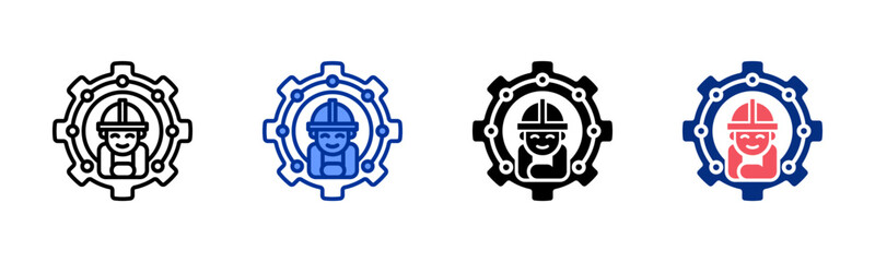 Production icon sheet multiple style collection