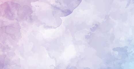 Elegant Purple Watercolor Abstract Background Texture